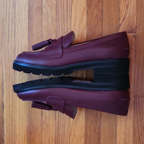 Stuart Weitzman Adrina Tassel Chunky Loafers - Picture 7 of 14